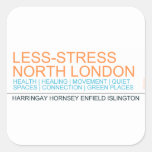 Less-Stress nORTH lONDON  Stickers
