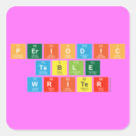 Periodic
 Table
 Writer  Stickers
