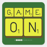 GAME
 ON  Stickers