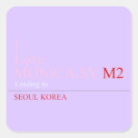 I Love MONiCA.SY  Stickers