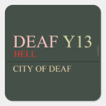 deaf  Stickers