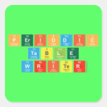 Periodic
 Table
 Writer  Stickers