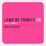 land of trinity  Stickers