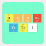 bonne
 fete!  Stickers