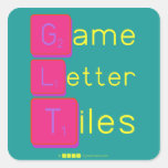 Game
 Letter
 Tiles  Stickers