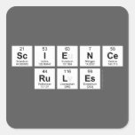 science
 rules  Stickers