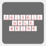 Periodic
 Table
 Writer  Stickers