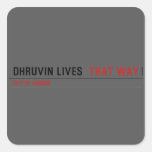 Dhruvin lives   Stickers