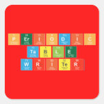 Periodic
 Table
 Writer  Stickers