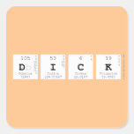DICK  Stickers