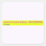 Leena's Home Bakery  Stickers