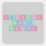 Periodic
 Table
 Writer  Stickers