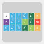 Jayden 
 Kaylene
 Daniels  Stickers