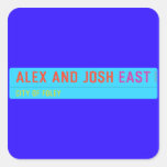 Alex and Josh  Stickers