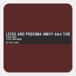 Leeds and Proxima HMVY  Stickers