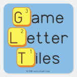 Game
 Letter
 Tiles  Stickers