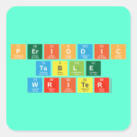 Periodic
 Table
 Writer  Stickers