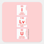 I
 Lv
 U  Stickers