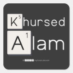 Khursed
 Alam  Stickers