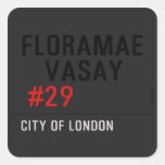 FLORAMAE    VASAY   Stickers