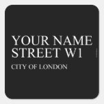 Your Name Street  Stickers
