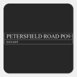 Petersfield road  Stickers