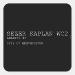 Sezer kaplan  Stickers