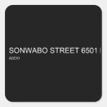 SONWABO STREET  Stickers