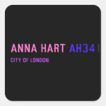 Anna Hart  Stickers