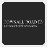 POWNALL ROAD  Stickers