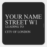 Your Name Street  Stickers