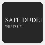 safe  Stickers