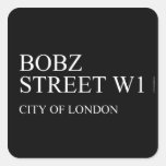 BOBZ Street  Stickers