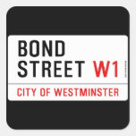 Bond Street  Stickers