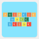 Periodic
 Table
 Writer  Stickers