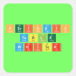 Periodic
 Table
 Writer  Stickers