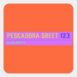 pescadora sreet  Stickers