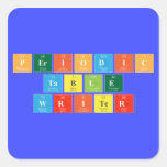 Periodic
 Table
 Writer  Stickers