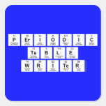 Periodic
 Table
 Writer  Stickers