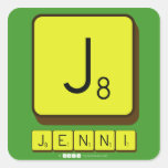 J
 JENNI  Stickers