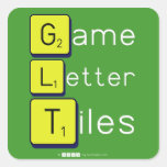Game
 Letter
 Tiles  Stickers