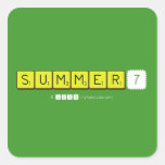 SUMMER7  Stickers