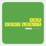 yep
 very legit  Stickers