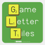 Game
 Letter
 Tiles  Stickers