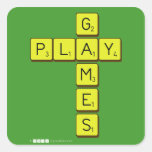       G
 PLAY
       M
       E
       S  Stickers