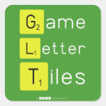 Game
 Letter
 Tiles  Stickers