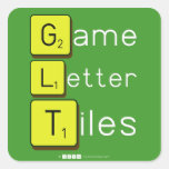 Game
 Letter
 Tiles  Stickers