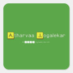 Atharvaa Jogalekar  Stickers