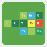 Game
 Letter
 Tiles  Stickers