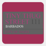 Tiny Thug Street  Stickers